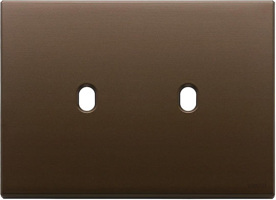 Vimar Schalterabdeckung in Bronze Farbe 22673.2.12