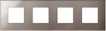 Vimar Switch Frame Brown 22669.76