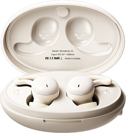 Remax SleepBuds Z2 Bluetooth Handsfree Earphones with Charging Case Beige