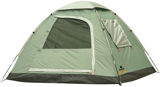 Hupa Palace Καλοκαιρινή Σκηνή Camping Igloo Χακί για 3 Άτομα 210x210x140εκ.