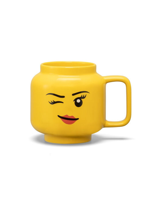 Lego Winky Tasse Keramik Gelb 1Stück