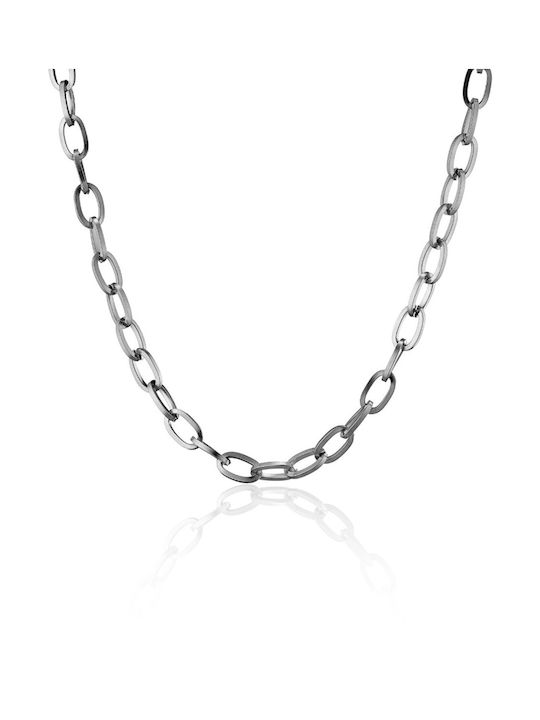 Halskette 40 - 45cm - 5mm aus Silberstahl LEVIDA | Bijou Box®