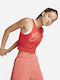 Nike Women's Athletic Blouse Sleeveless Orange