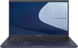 Asus Expertbook B1 B1502CBA-GR51C0X 15.6" FHD (i5-1235U/8GB/512GB SSD/W11 Pro) Star Black (GR Keyboard)