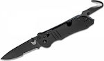 Benchmade Triage Σουγιάς με Θήκη Μαύρος