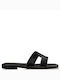 Envie Shoes Women's Flat Sandals in Black Color