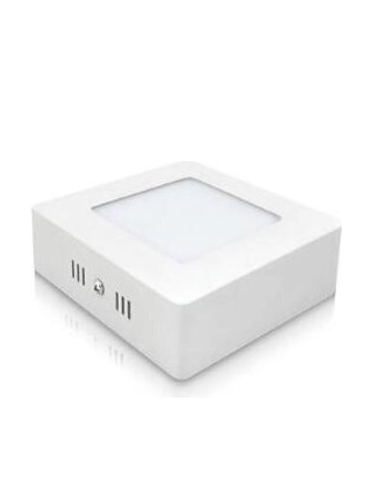 Fos me Square Outdoor LED Panel 12W with Warm White Light 3000K 17x17cm