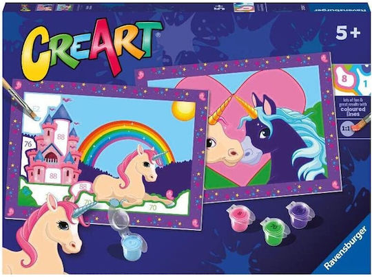 Ravensburger Painting Creart Unicorns for Children 5+ years Years