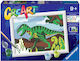 Ravensburger Painting Creart Tyrannosaurus Rex for Children 9+ years old Years