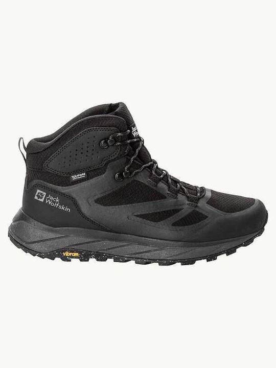 Jack Wolfskin Men's Hiking Boots Waterproof Black