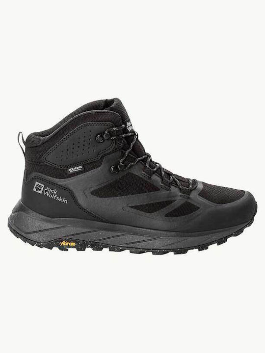 Jack Wolfskin Herren Wanderstiefel Wasserdicht Schwarz