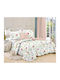 Viopros 5247 Set Coverlet Queen Size from Polyester 220x240cm 3pcs