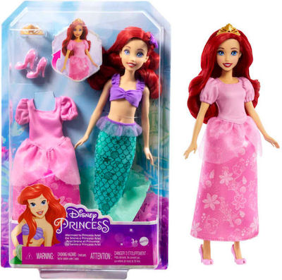 Mattel Ariel Păpușă Prințesa Disney pentru 3++ Ani