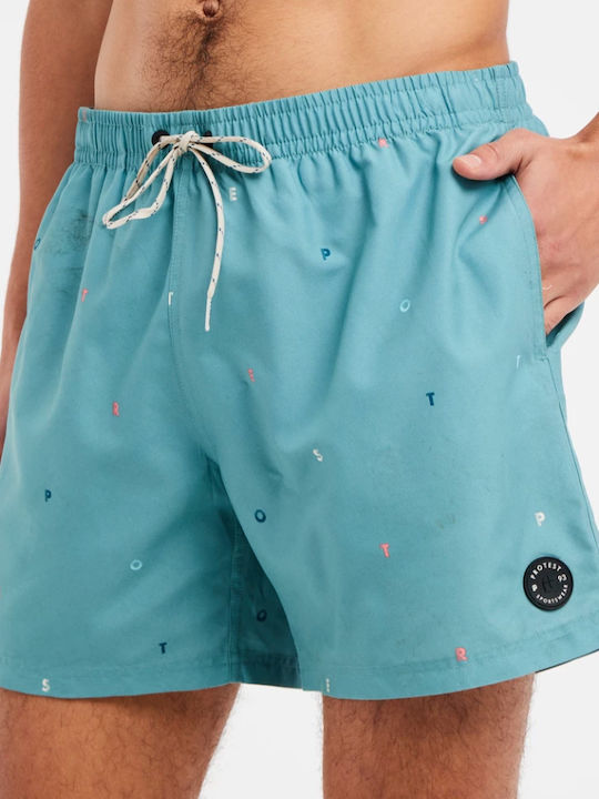 Protest Herren Badebekleidung Shorts Hellblau m...