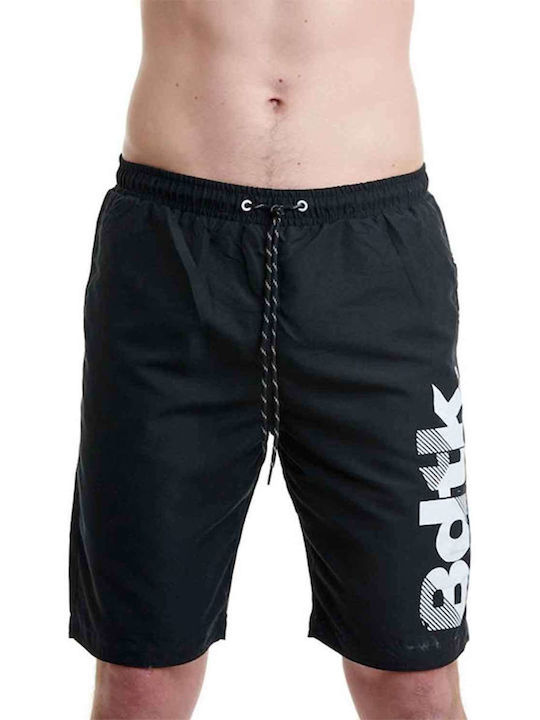 Men's Swimwear Bermuda Black with Patterns