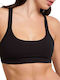 BodyTalk Women's Sports Bra without Padding Black