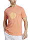 Adidas Herren T-Shirt Kurzarm Orange