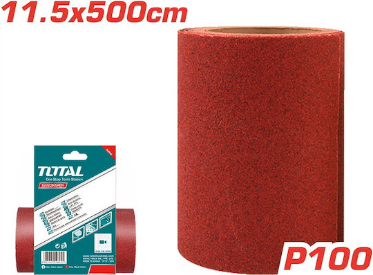 Total Sanding Roll K120 115mmx5m