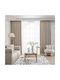 My Home Luxury Vorhang mit Bleistiftfalten Italien Beige 270x280cm