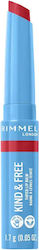 Rimmel Kind & Free Lip Balm 005 Turbo Red 4gr