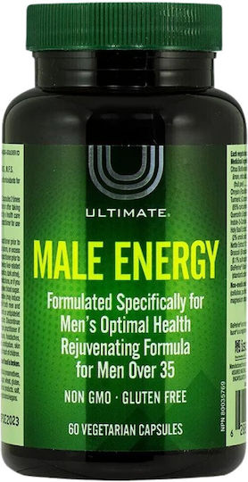 Natural Factors Ultimate Male Energy Специална Хранителна Добавка 60 Растителни Капсули