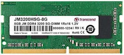 Transcend 8GB DDR4 RAM cu Viteză 3200 pentru Laptop