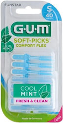 GUM Soft-Picks Comfort Flex Cool Mint 669 Μεσοδόντιες Οδοντογλυφίδες Small 40τμχ GUM Soft-Picks Comfort Flex Cool Mint 669 Μεσοδόντιες Οδοντογλυφίδες Small 40τμχ