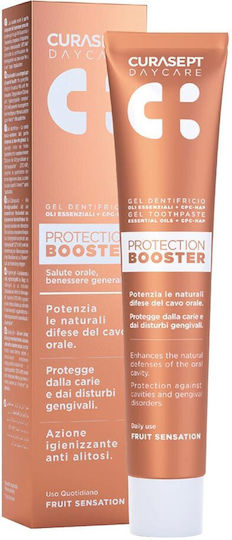Curasept Daycare Protection Booster Pastă de dinți pentru Gingivită și Placă senzație de fructe 75ml
