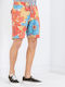 Costum De Baie Bărbați Bermude Multicolor Floral