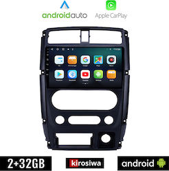 Kirosiwa Car-Audiosystem für Suzuki Jimny 2005-2019 (Bluetooth/USB/AUX/WiFi/GPS/Apple-Carplay/Android-Auto) mit Touchscreen 9"