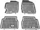 Sahler Set of Front and Rear Mats 4pcs Tray Type for Mazda 6 2002-2012 Black