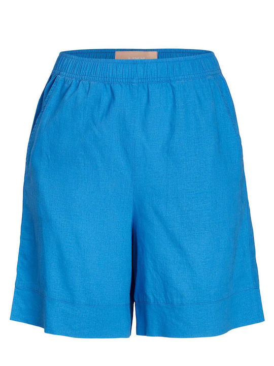 Jack & Jones Women's High-waisted Shorts Blue