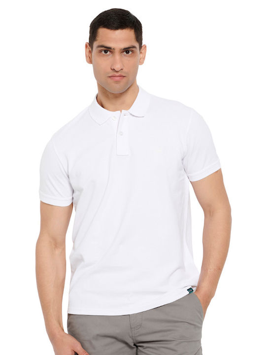 Garage Fifty5 Polo Μπλούζα Κοντομάνικη White