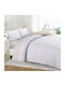 Viopros Duvet Cover Set Cotton Single with Pillowcase 160x240 Nina Beige