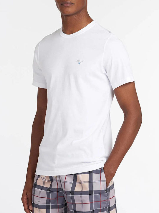 Barbour T-Shirt Weiß