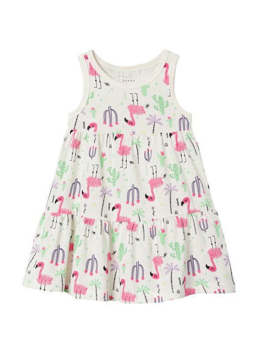 Name It Kids Dress Sleeveless Ecru