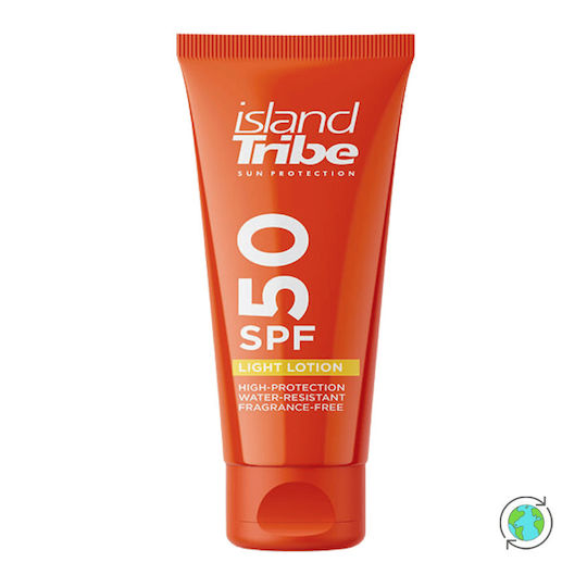 Island Tribe Light Αδιάβροχη Αντηλιακή Λοσιόν Σώματος SPF50 200ml