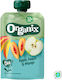 Organix Fruit-Vegetable Puree Pulp Apple, Peach & Mango with Flavor Apple, Peach & Mango No Added Sugar 100gr for 12+ Months