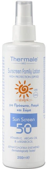 Thermale Семейство Слънцезащитни Лосиони За Лице И Тяло SPF50 250мл