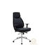 Sandy Executive Reclining Office Chair with Adjustable Arms Black Pakketo