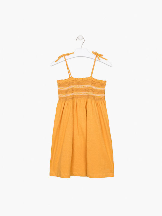 Losan Kids Dress Sleeveless Orange