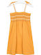 Children's Dress Sleeveless Orange