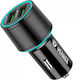 Yenkee Auto-Ladegerät 36W 1.5A Schnellladung mit Anschlüssen: 2xUSB