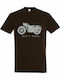 Tshirt Unisex "Old is Cool", Chocolate