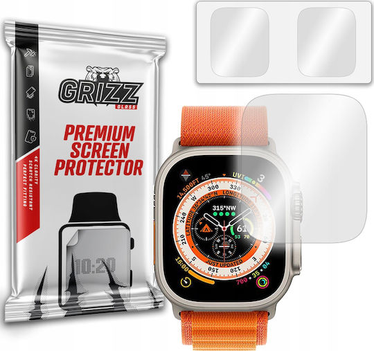 GrizzGlass HybridGlass Tempered Glass pentru Apple Watch Ultra 49mm - Ceas Apple Ultra 49mm 1buc