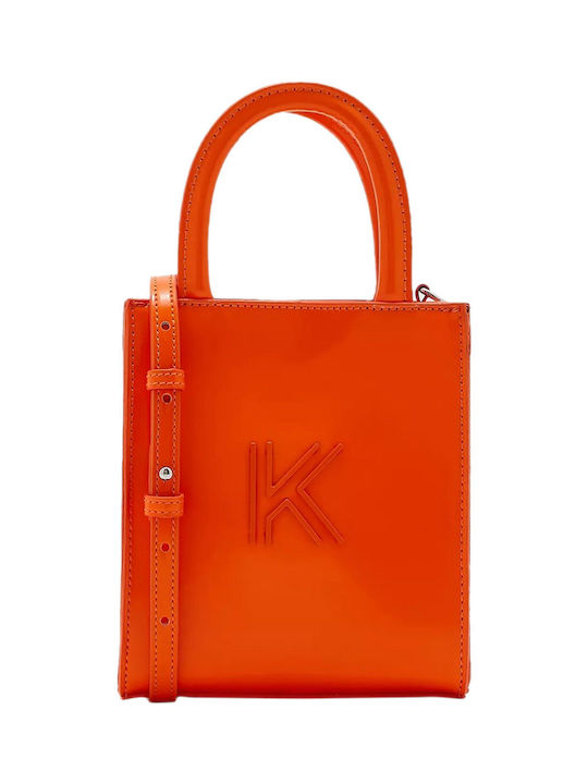 Kendall + Kylie Damen Tasche Tote Hand Orange