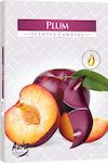 AURA SCENTED CANDLES PLUM 6τεμ