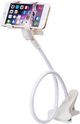 Factory Mobile Phone Stand with Extension Arm in White Colour