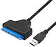 Qoltec 51855 USB 3.0 la SATA Negru