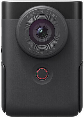 Canon Camcorder 4K UHD @ 30fps Powershot V10 Vlogging Kit Black CMOS Sensor Recording to Memory card, Touch Screen 2" HDMI / WiFi